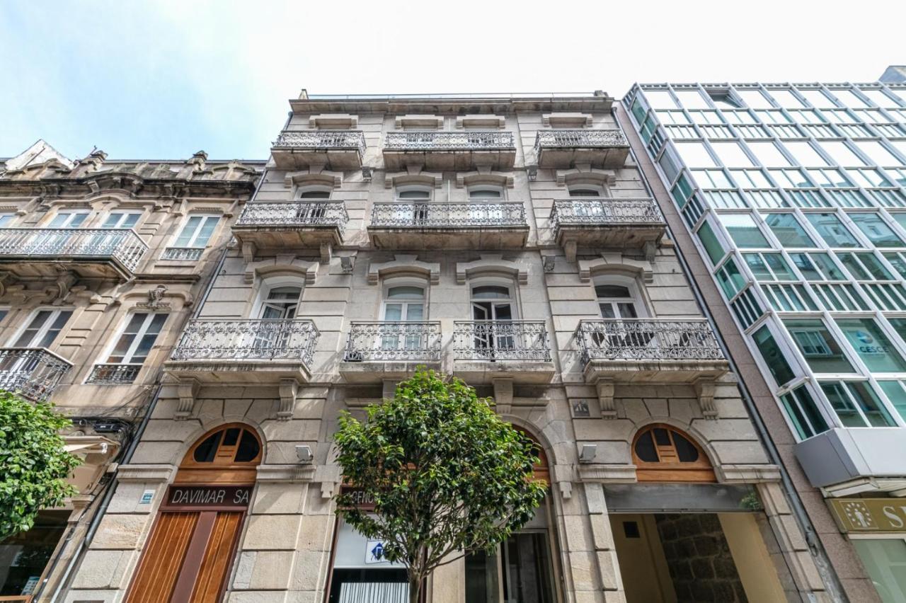 Suite Lujo Centro-Nautico-Cies+Parking Vigo Exteriör bild