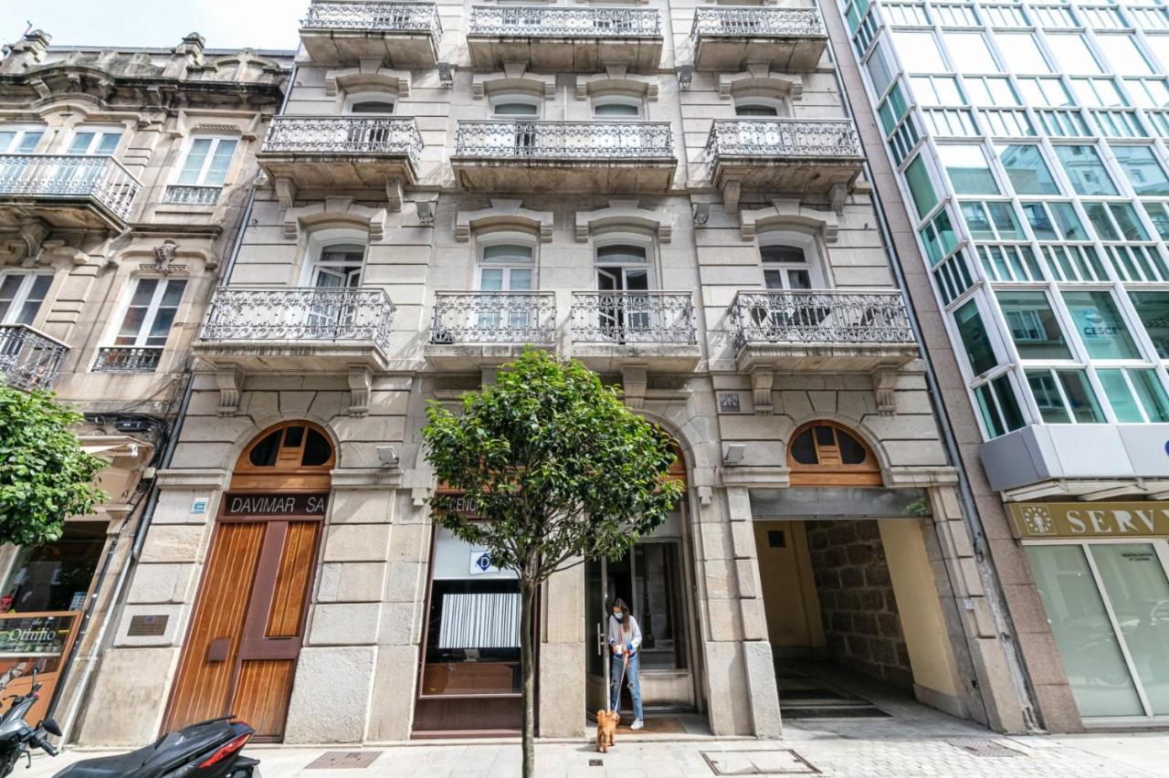 Suite Lujo Centro-Nautico-Cies+Parking Vigo Exteriör bild